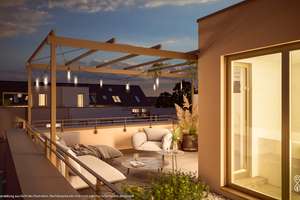 5-Zi.-RMH, real geteilt, mit 2 Terrassen, Loggia und großzügiger Dachterrasse in Süd-West-Ausrichtun