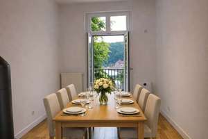 LED - Spots, Glattputz, Massivholzdielen und in der Mitte ein Kamin – Tiergartenstrasse 256, 42117 Elberfeld West, Wuppertal – Vorschaubild 7