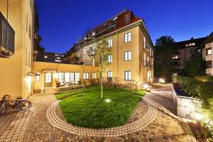 Erstbezug - Gartenpalais-Wohnung "Palma" - 2 Zimmer mit Balkon &  Kamin - Fitness & Sauna! – Thalkirchner Straße 80, 80337 Am alten südlichen Friedhof, München – Vorschaubild 2