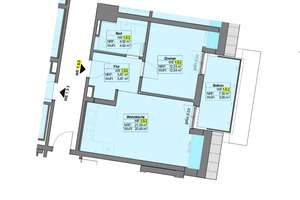 ERSTBEZUG * 2 Zimmer auf 47 qm mit hochwertiger EBK und Balkon * – Lübecker Straße 6, 1159 Löbtau-Nord, Dresden – Vorschaubild 11