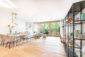 Wohnung Nr. 67: 3-Zimmer-Wohnung im 7. OG mit Westbalkon und traumhaftem Blick bis zur Frauenkirche – Wagenbauerstraße 2, 81677 Parkstadt, München – Vorschaubild 3