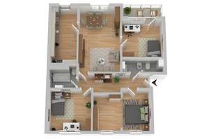 4-Zimmerwohnung Rostock – 18106 Evershagen, Rostock – Vorschaubild 4