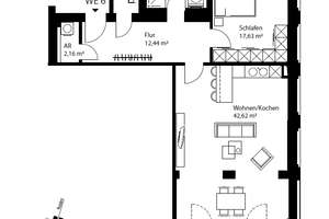 Willkommen im Quartier 21 - Schöne 2-Zimmerwohnung mit Einbauküche, Terrasse und Garten – Fuhlsbüttler Straße 395, 22309 Barmbek-Nord, Hamburg – Vorschaubild 13