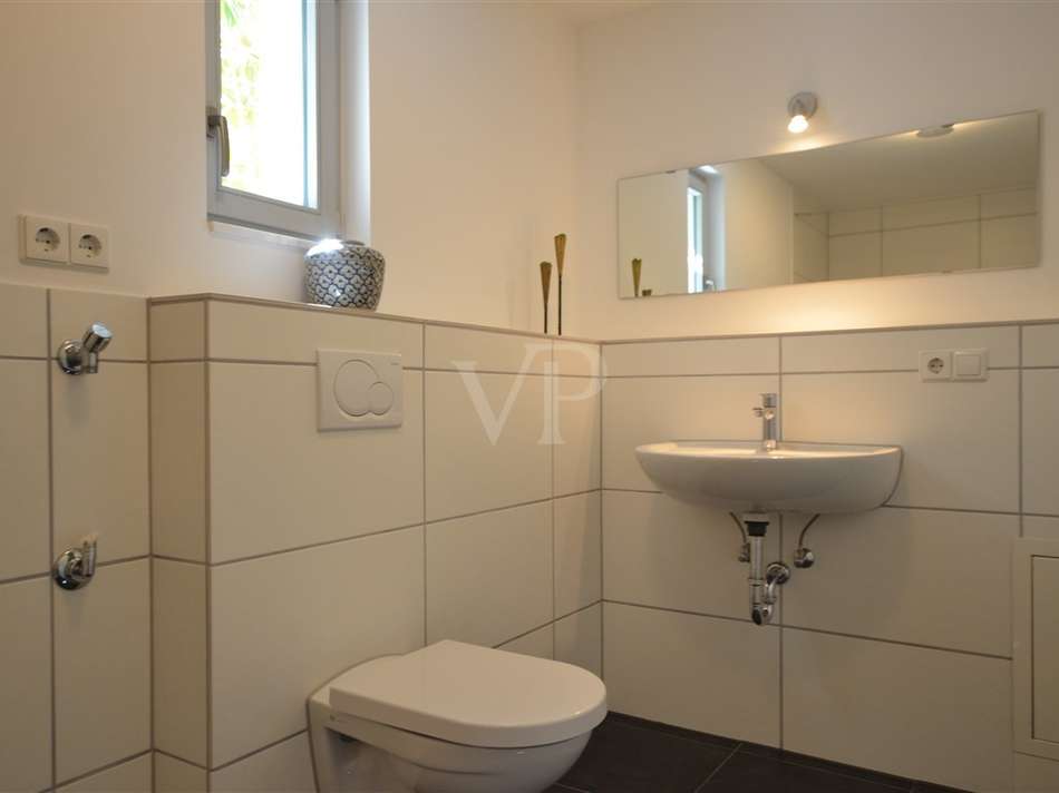 Badezimmer im Erdgeschoss