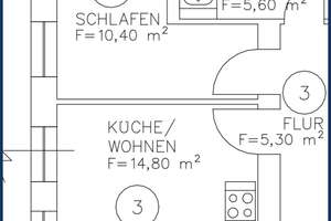 Frisch renovierte 2-Zimmer-Wohnung mit moderner EBK in Erdgeschoss Lage – Die vollständige Adresse der Immobilie erhältst du vom Anbieter., 39112 Sudenburg, Magdeburg – Vorschaubild 8