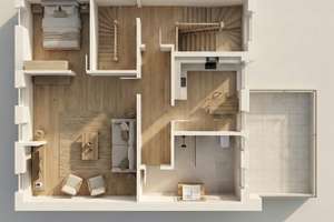 Stilvolle 2-Zimmer-Wohnung im kernsanierten Altbau | 78,8 m² | EBK | Fußbodenheizung – 63069 Ledermuseum, Offenbach am Main – Vorschaubild 11