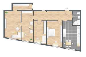 Top sanierte 4-Zimmer City-Wohnung – Rommelspütt 9, 42105 Elberfeld, Wuppertal – Vorschaubild 11