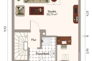 V3452 Gemütliches Reihenmittelhaus für Heim- und Handwerker in Gebersdorf – Die vollständige Adresse der Immobilie erhältst du vom Anbieter., 90449 Gebersdorf, Nürnberg – Vorschaubild 21