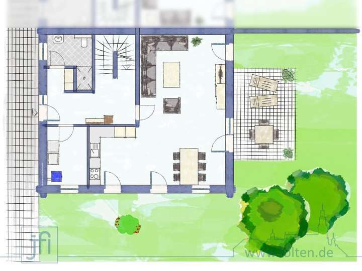 Grundriss Erdgeschoss