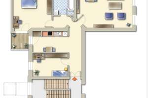 Großzügige 3-Zimmer-Altbauwohnung mit Aufzug und Tiefgarage in der  Warschauer Straße  – Die vollständige Adresse der Immobilie erhältst du vom Anbieter., 10243 Friedrichshain, Berlin – Vorschaubild 6