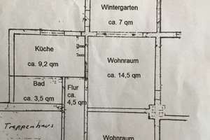3 Zimmer Wohnung mit Wintergarten, Terrasse, Garten und Garage in Bremen-Lesum