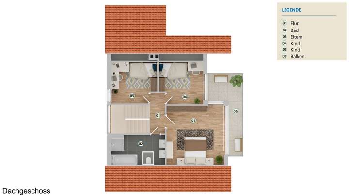 Grundriss Dachgeschoß