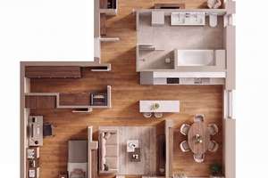 Exklusive 3-Zimmer-Wohnung mit modernem Wohnambiente in den AUREUM RESIDENCES – Die vollständige Adresse der Immobilie erhältst du vom Anbieter., 86165 Lechhausen-Süd, Augsburg – Vorschaubild 8
