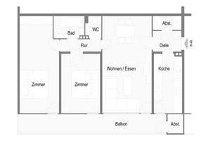 Solide Kapitalanlage – Vermietete 3-Zi-Whg im 13. OG mit Südostbalkon, Garage & herrlichem Ausblick – 71067 Sindelfingen – Vorschaubild 5