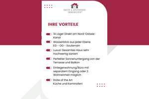 Einmaliger 180° Wasserblick auf 3 Ebenen!
Traumhaus am Nord-Ostsee-Kanal! – Die vollständige Adresse der Immobilie erhältst du vom Anbieter., 24790 Schacht-Audorf – Vorschaubild 2