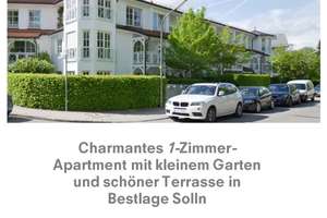 Charmantes 1-Zimmer-Apartment mit sonnigem Garten und schöner Terrasse in Bestlage Solln