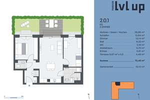 PANDION LVL UP - Urbanes Paradies: 3-Zimmer-Wohnung mit Garten in Top-Lage Berlins – Hallesches Ufer ., 10963 Kreuzberg, Berlin – Vorschaubild 2