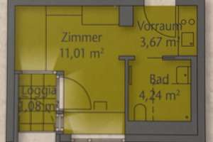 Hochwertiges Studentenappartement in Erlangen mit zentraler Lage – Die vollständige Adresse der Immobilie erhältst du vom Anbieter., 91052 Rathausplatz, Erlangen – Vorschaubild 15