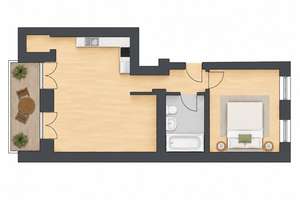 +++ BRIMO | Freie Hochparterre-Wohnung mit Balkon und Stellplatz in Unterbilk +++ – 40219 Unterbilk, Düsseldorf – Vorschaubild 2