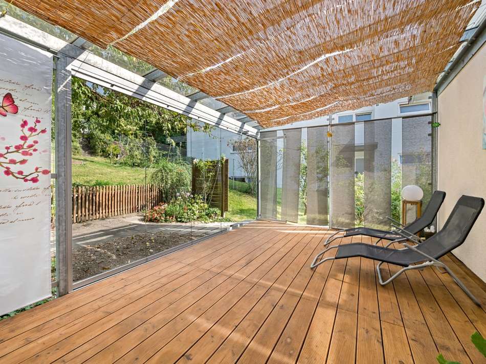 Überdachte Terrasse