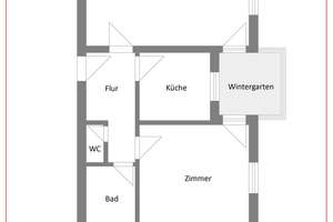 *Kapitalanlage oder Eigennutzung* 2 Zimmer-Wohnung mit verglastem Wintergarten in Dresden-Gohlis ! – Die vollständige Adresse der Immobilie erhältst du vom Anbieter., 1156 Cossebaude, Dresden – Vorschaubild 7