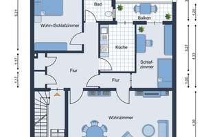 Attraktive 3 Zimmerwohnung mit Balkon und Gartennutzung an der Uerdinger Straße – Die vollständige Adresse der Immobilie erhältst du vom Anbieter., 47800 Bockum, Krefeld – Vorschaubild 10