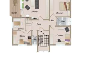 3-Familienhaus, Massivhaus, voll vermietet, schöner Garten, aktuell 37.200€ Jahresmiete.. – Die vollständige Adresse der Immobilie erhältst du vom Anbieter., 67269 Grünstadt – Vorschaubild 3