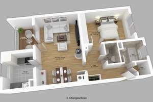 Lichtdurchflutete 2-Zimmer-Wohnung mit Südbalkon, traumhaftem Blick ins Grüne, Aufzug und Tiefgarage – Stiftsbogen 81 a, 81375 Neuhadern, München – Vorschaubild 38