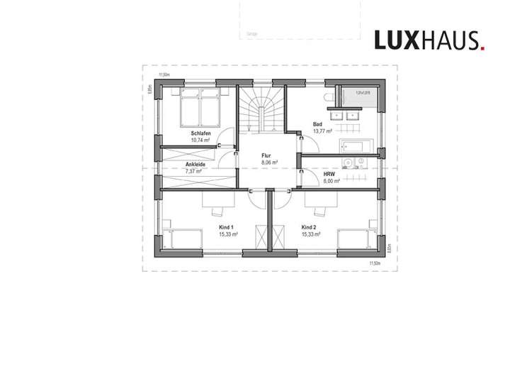 Grundriss Dachgeschoss