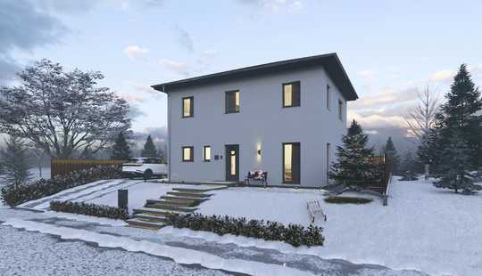 Bild von MODERNES WOHNHAUS MIT ELEGANTEM WALMDACH