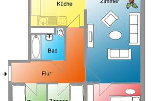 Wir haben renoviert - 4 Zimmer Wohnung im 5. OG