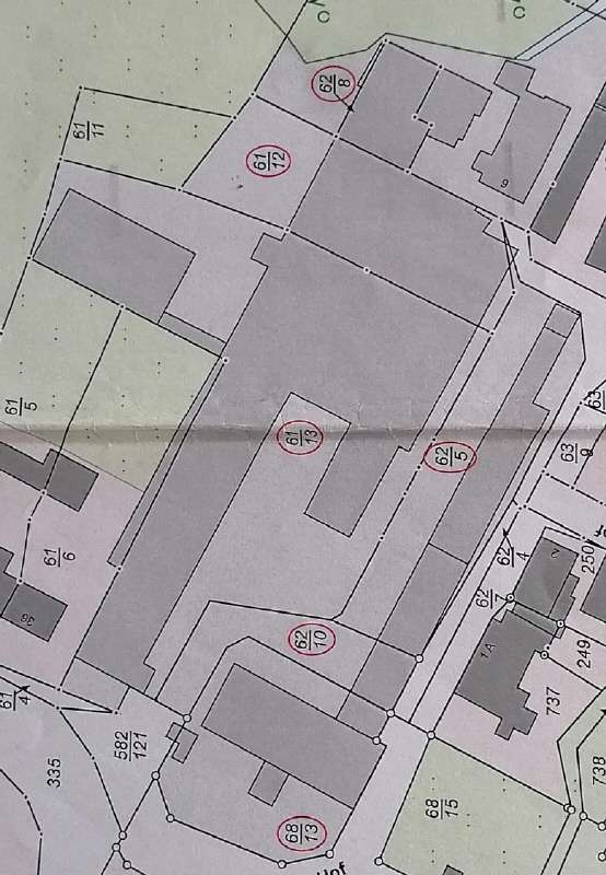 Grundriss und Flurkarte