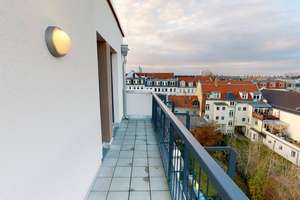 ** Möbliertes 2-Zimmer-Apartment mit EINBAUKÜCHE, französichen BALKON und gemeinschaftlicher DACH... – Täubchenweg 53, 4317 Reudnitz-Thonberg, Leipzig – Vorschaubild 8