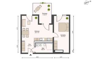 107 neue Mietwohnungen inkl. Einbauküche / H4-00-01 | 2-Zi. I | EG | Terrasse mit Westausrichtung – Max-Planck-Straße 16A, 14473 Südliche Innenstadt, Potsdam – Vorschaubild 59