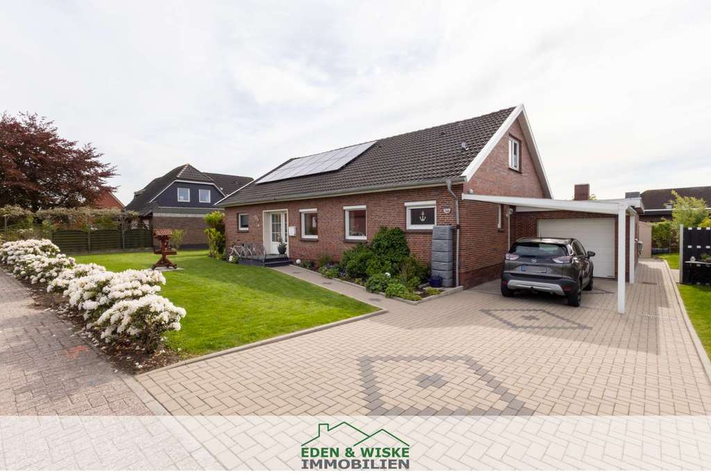 Immobilie in Osteel - Gepflegtes Einfamilienhaus mit Garage, PV-Anlage und Wärmepumpe - Bild 0