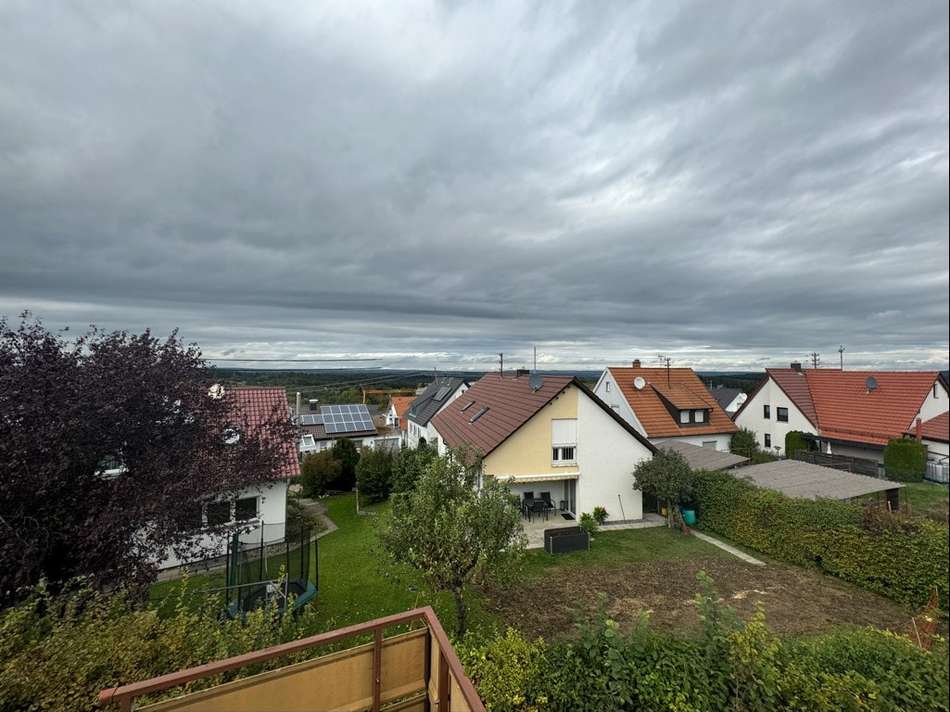 Ausblick vom Balkon