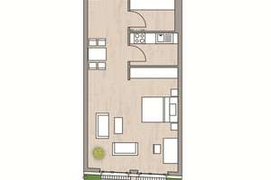- MILANEO - Großzügiges 1-Zimmer-Apartment – Die vollständige Adresse der Immobilie erhältst du vom Anbieter., 70191 Europaviertel, Stuttgart – Vorschaubild 7