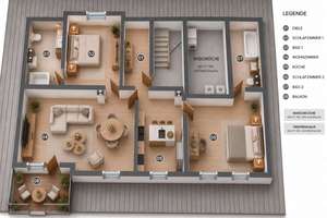 Selten: ca. 102 m²-Dachgeschosswohnung mit Balkon in Hassels – 3 Zimmer auf 4 Zimmer erweiterbar – Die vollständige Adresse der Immobilie erhältst du vom Anbieter., 40599 Hassels, Düsseldorf – Vorschaubild 30