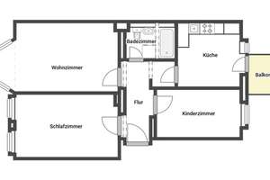 Attraktive 3-Zimmer-Wohnung mit Balkon und klassischem Altbaucharakter – Die vollständige Adresse der Immobilie erhältst du vom Anbieter., 39108 Stadtfeld Ost, Magdeburg – Vorschaubild 11