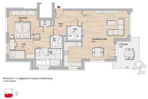 SONNTAGSBESICHTIGUNG | Komfortable 3-Zi.-Wohnung mit eigenem Garten, Gäste-WC und viel Stauraum – Am Sauerstoffwerk 3, 55246 Mainz-Kostheim, Wiesbaden – Vorschaubild 6