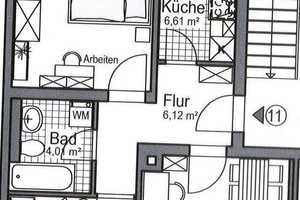 Frei ab 1.1.25 -/Küche mit Balkonzugang / im 2. OG!! – Ebersdorfer Str. 25a, 9131 Chemnitz – Vorschaubild 4