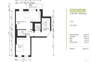 2-Zimmer-Wohnung in saniertem Altbau mit Einbauküche und Balkon zu vermieten! – Elisenstraße 31, 63741 Stadtmitte, Aschaffenburg – Vorschaubild 6