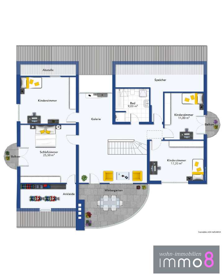 Grundriss Obergeschoss