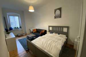 Bis Dezember 2027! Tempelhofer Feld nah mit möblierte Single-Wohnung im gepfl. Altbau für 990 Euro w – Berlin – Vorschaubild 12