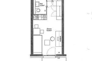 Studentenwohnung möbliert im beliebten Bismarckviertel Innenstadt – Alpenstraße 10a, 86159 Bahnhofs-, Bismarckviertel, Augsburg – Vorschaubild 2