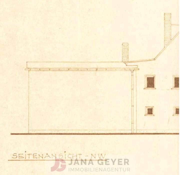 Seitenansicht Nord-West, li...