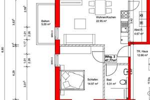 Neubauwohnung in Burgdamm // KFZ-Stellplatz inkl. // hoher Energiestandard – Die vollständige Adresse der Immobilie erhältst du vom Anbieter., 28717 Burgdamm, Bremen – Vorschaubild 9