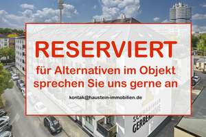 SCHWABINGER GERBERHÖFE: 2-Zimmer-Wohnung mit Balkon und Blick auf Olympiaturm & BMW Vierzylinder