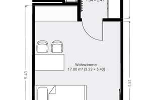 Möbliertes 1-Zimmer-Apartment, Erstbezug nach Sanierung, zentral gelegen – Troplowitzstraße 11a, 22529 Hoheluft-West, Hamburg – Vorschaubild 12