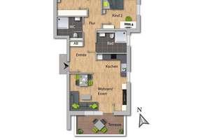 Ihr neues Zuhause: Moderne Neubauwohnung mit Balkon – 45239 Werden, Essen – Vorschaubild 11
